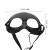 BESTonZON Football Basketball Protective Sports Mask for Men and Women, Large Eye Plastic Halloween Party Cosplay Accessory for Festival and Performance view 2