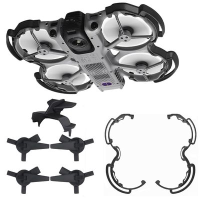 3-IN-1 Avata 360 Accessories Bundles, Propeller Guard+Tail+Landing Gear for DJI Avata 360 Fly More Combo Drone Protection (Black)