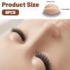 QFGasre Replacement Eyelids for Lash Mannequin Heads Removable Realistic Eyelids view 2