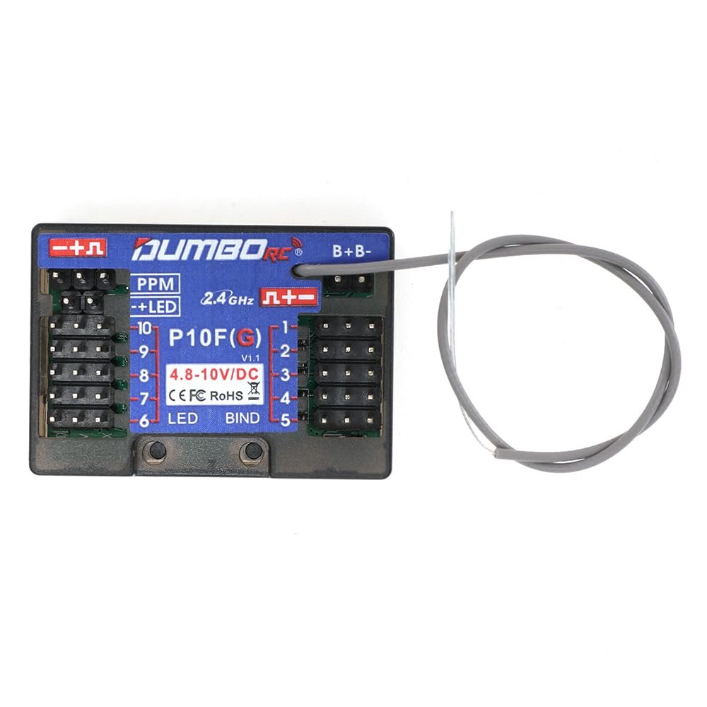 Helidirect DUMBORC Micro Receiver P10FG with Gyro (P10FG)