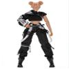 1/12 Scale Black Short-Sleeve Work Pants Set for 6" Body Action Figure, Action Doll Clothes for Women Action FiguresNo Figure view 1