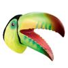 Dinosaur and Jungle Animal Realistic Latex Soft Headwear Toys Party Show Imaginative Play Hand Puppets (Toucan) view 1