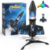 ZeroPhear Rocket Launcher for Kids, 200 ft Auto Launching Spinner Rocket Toy with LED and Safety Parachute, 2-Altitude Launch, USB Rechargeable, Outdoor Toys Gift for Boys Ages 8-13 (Blue) view 1