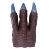Dinosaur and Jungle Animal Realistic Latex Soft Headwear Toys Party Show Imaginative Play Hand Puppets (Brown Claw) view 3