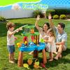 VROGTIK Water Table for Toddlers 3-5, Kids Sand Water Table with Fishing Game Set, Sensory Play Table Toys for Outdoor Pool Beach Backyard Summer Birthday Gift for Boys Outside Toys for Toddler view 2
