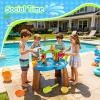 VROGTIK Water Table for Toddlers 3-5, Kids Sand Water Table with Fishing Game Set, Sensory Play Table Toys for Outdoor Pool Beach Backyard Summer Birthday Gift for Boys Outside Toys for Toddler view 4
