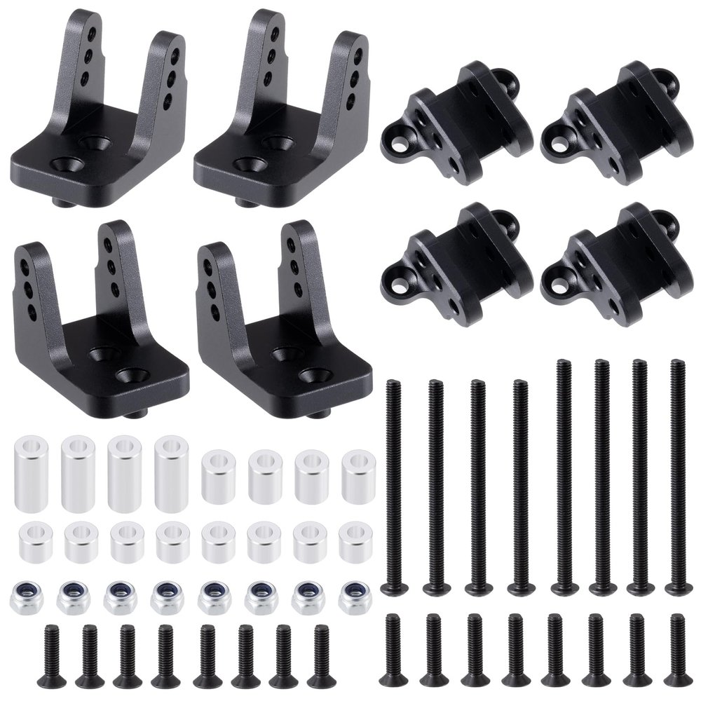 1/8 Scale Dual Shock Mount Kit for Losi LMT RC Monster Truck Upgrade Parts