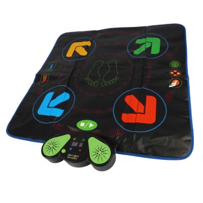Focket Music Dance Pad, 3 Game Modes Dance Mat for Kids, Foldable Non Slip Electronic Mat with MP3 Connection and Connecting Cable for Children Ages 3 12
