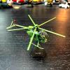 MLKOSS Simulation Alloy Aircraft Model 1:100 Alloy US Army OH-6A Cayuse Helicopter Model Accessory view 3