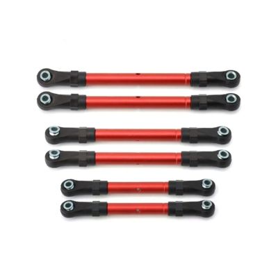Compatible with Traxxas for Slash for Hoss 4x4 1/10 RC Car Upgrade Parts Accessories Metal Turnbuckles Pull Rod Link Rod Steering Rod Set RC Assortment