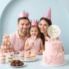 13Pcs 3D Butterfly Cupcake Topper Pink Cupcake Toppers for Girls Women's Happy Birthday Cake Decorations Floral Wedding Party Decorations view 4