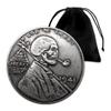 1941 Pipe Smoker Vagrant Hobo Coin Pendant Pouch - U.S Jewelry Dollar Liberty Eagle Lucky Morgan Pendant Arts Challenge Coin Pendant Bag view 1