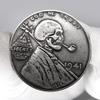 1941 Pipe Smoker Vagrant Hobo Coin Pendant Pouch - U.S Jewelry Dollar Liberty Eagle Lucky Morgan Pendant Arts Challenge Coin Pendant Bag view 2