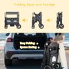 TODECARE Wagon Stroller for 2 Kids, Foldable All-Terrain Push Wagon, Gray view 2