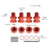 4PCS Wheel Hex Hub Adapter for Arrma Senton Granite 4X4 3S Upgraded Spare Part, 14mm to 17mm view 2