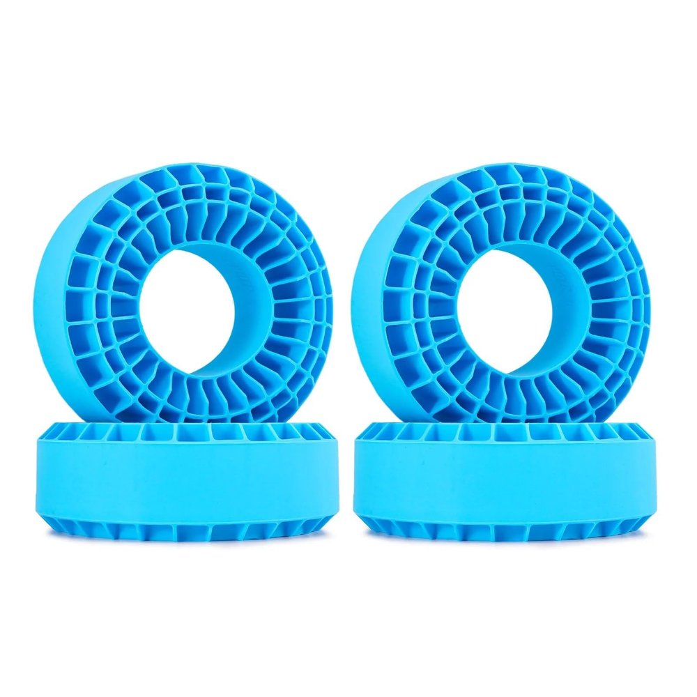 Silicone Rubber Insert Foam 118-122mm, Compatible for 1.9" Wheel Tires 1/10 RC Crawler(Red)