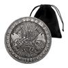 1901 Skeleton Pirates Hobo Coin Pendant Pouch - US Liberty Eagle Novelty Lucky Coin Morgan Coin Challenge Coin Commemorative Coin Jewelry Bag view 1