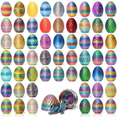 48PCS 3D Printed Dragon Eggs with Dragon Inside