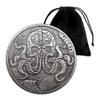 1937 Liberty Octopus Hobo Coin Pendant Pouch - US Liberty Eagle Novelty Lucky Coin Morgan Coin Challenge Coin Commemorative Coin Ring Jewelry Bag view 1