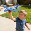 Cuteam Airplane Toys with Propeller Guard Safe EPP Foam Electric Glider for Aldults USB Rechargeable Long Flight Time Easy Assembly Outdoor Flying Toy Birthday Gifts Party Favors (Blue) view 3