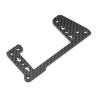 RC car Components Compatible with Kyosho MP11 RC Car Upgrade Parts A63T Carbon Fiber Pattern Second Floor Board Throttle Servo Mount Plate view 4