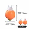 12 Pack Cute Carrot Squish Toy with Pop-Up Bunnies, Soft Sensory Fidget Toys for Stress Relief, Fun Desk Decor, Anxiety Relief for Adults Kids view 3