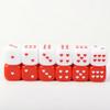 12PCS Heart Dice Set, 0.98" (25mm) Six-Sided Acrylic Dice with Red Heart Pips, Large Novelty Dice for Party Games, Tabletop Games, Casino Props & Collectors view 4