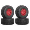 4pcs for ARRMA 1/14 for Mojave GROM Tire ARA550116-W179(Red) view 1