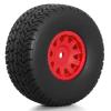4pcs for ARRMA 1/14 for Mojave GROM Tire ARA550116-W179(Red) view 2