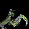 1000+ PCS 3D Mechanical Metal Mantis Model Kit, DIY Insect Assembly Puzzle with Magnetic Lights, Movable Joints Stainless Steel Collectible Display for Teens & Adults view 4