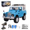 GoolRC SG1010 RC Crawler, 1:10 Scale RC Truck, All Terrain Off Road Rock Crawlers, 2.4GHz Remote Control Truck with LED Lights and 2 Batteries for Adults (Blue) view 1
