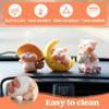 25Pcs Pig Figurines Set, Cute Cartoon Piggy Lucky Charms, Mini Animal Figures for Car Dashboard Desk Decoration view 3