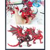 3D DIY Mechanical Metal Dragon Assembly Model Kit, 100+PCS Magical Pterosaur Fantasy Creature Dragon Puzzle Model, Collectible Desk Ornament Gift for Teens & Adults view 4