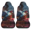 LPLSNWS Hummingbird Patterned, Durable Car Seat Covers, 2-Pack Suitable for Passenger Cars, Trucks, Commercial Vehicles, and Marine Seats view 2