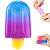 1Pc Ice Cream Squishy Fidget Toys,Slow Rising Squeeze Sensory Toys,Stress Anxiety Relief Squishies for Kids Adults,Summer Party Favors Easter Basket Stuffers Classroom Rewards(Blue-Purple) view 1