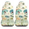 LPLSNWS Cute Little Baby Dinosaur Patterned, Durable Car Seat Covers, 2-Pack Suitable for Passenger Cars, Trucks, Commercial Vehicles, and Marine Seats view 2