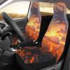 LPLSNWS Yellow Sunflowers At Sunset Patterned, Durable Car Seat Covers, 2-Pack Suitable for Passenger Cars, Trucks, Commercial Vehicles, and Marine Seats view 3