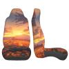 LPLSNWS Yellow Sunflowers At Sunset Patterned, Durable Car Seat Covers, 2-Pack Suitable for Passenger Cars, Trucks, Commercial Vehicles, and Marine Seats view 4