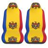 LPLSNWS Flag of Moldova Patterned, Durable Car Seat Covers, 2-Pack Suitable for Passenger Cars, Trucks, Commercial Vehicles, and Marine Seats view 2