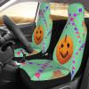 LPLSNWS Smiley Citrus Patterned, Durable Car Seat Covers, 2-Pack Suitable for Passenger Cars, Trucks, Commercial Vehicles, and Marine Seats view 3