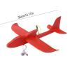 Cuteam Airplane Toys with Propeller Guard Safe EPP Foam Electric Glider for Aldults USB Rechargeable Long Flight Time Easy Assembly Outdoor Flying Toy Birthday Gifts Party Favors (Red) view 3