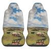 LPLSNWS Huge Farm Patterned, Durable Car Seat Covers, 2-Pack Suitable for Passenger Cars, Trucks, Commercial Vehicles, and Marine Seats view 2