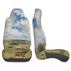 LPLSNWS Huge Farm Patterned, Durable Car Seat Covers, 2-Pack Suitable for Passenger Cars, Trucks, Commercial Vehicles, and Marine Seats view 4