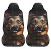 LPLSNWS German Shepherd Patterned, Durable Car Seat Covers, 2-Pack Suitable for Passenger Cars, Trucks, Commercial Vehicles, and Marine Seats view 2
