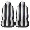 LPLSNWS Black & White Stripe Patterned, Durable Car Seat Covers, 2-Pack Suitable for Passenger Cars, Trucks, Commercial Vehicles, and Marine Seats view 2