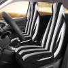 LPLSNWS Black & White Stripe Patterned, Durable Car Seat Covers, 2-Pack Suitable for Passenger Cars, Trucks, Commercial Vehicles, and Marine Seats view 3