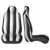 LPLSNWS Black & White Stripe Patterned, Durable Car Seat Covers, 2-Pack Suitable for Passenger Cars, Trucks, Commercial Vehicles, and Marine Seats view 4