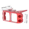 Srliya Aluminum Alloy Steering Servo Guard Armor, CNC Processed Anodized SOA Cover, Protect Steering Servo, Compatible with Hitec HS 7950TH, 1/10RC Crawler Upgrade Parts (Red) view 3