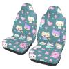 LPLSNWS Cute Little Fox Patterned, Durable Car Seat Covers, 2-Pack Suitable for Passenger Cars, Trucks, Commercial Vehicles, and Marine Seats view 1