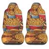 LPLSNWS Lots of Cute Fries Patterned, Durable Car Seat Covers, 2-Pack Suitable for Passenger Cars, Trucks, Commercial Vehicles, and Marine Seats view 2